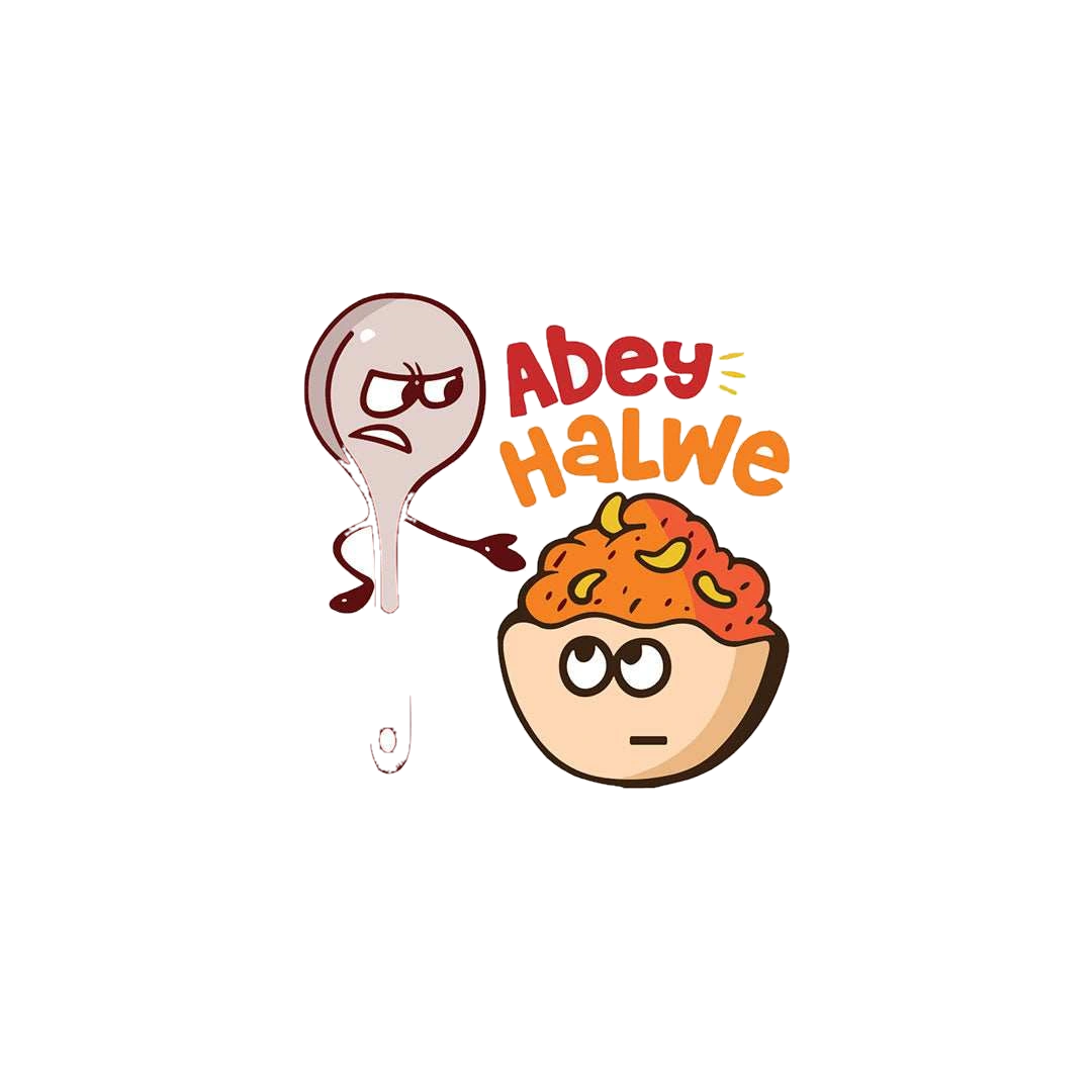 Abey Halwe Sticker
